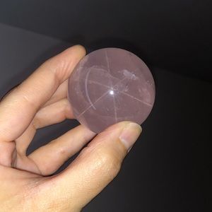 Star Rose Quartz Sphere